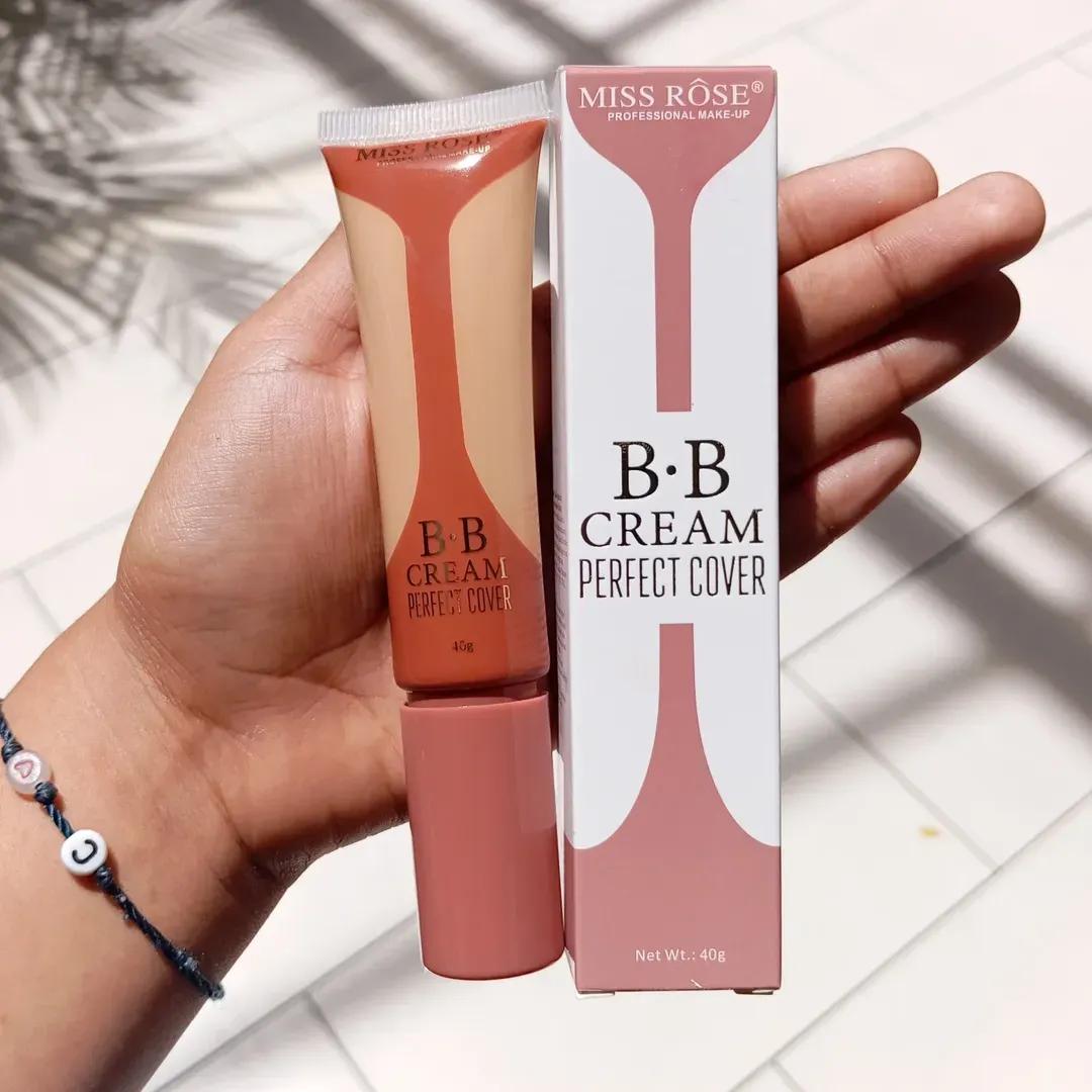 Miss Rose BB Cream Perfect Cover – High Coverage, Flawless Finish & Long-Lasting Foundation - Beige