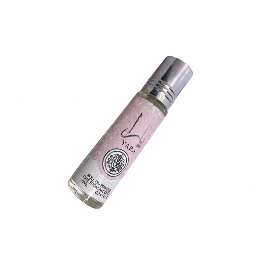 Lattafa Yara 2-piece Fragrance Bundle for Women (3.4 Oz Eau de Parfum Spray + 0.34 Oz Concentrated Perfume Oil)