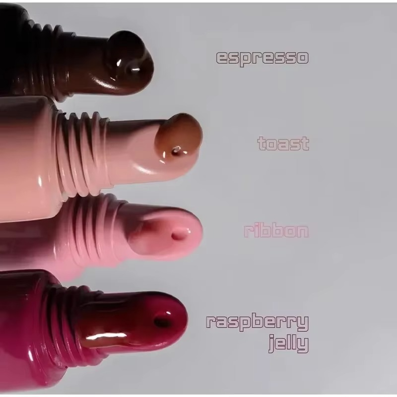 8 Colors Rhode Lip Care Series | Tinted Lip Balm | Lasting Moisturizing Blushes | Hydrated Lip Gel Oil | Pout Lips Long-acting Lip Treatment - Espresso