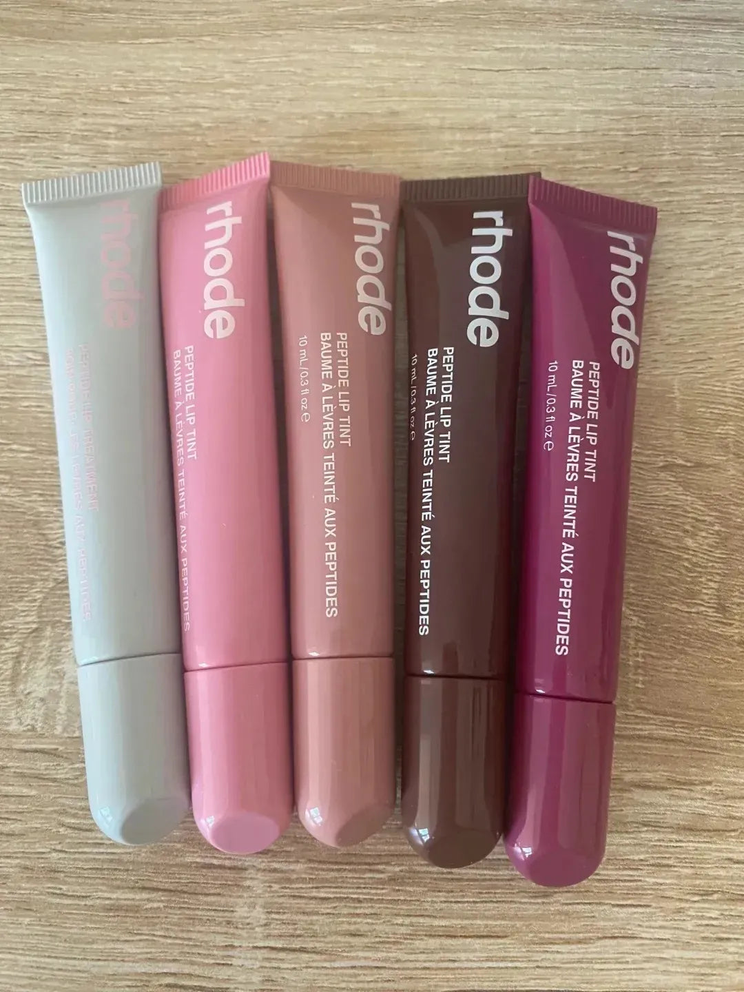 8 Colors Rhode Lip Care Series | Tinted Lip Balm | Lasting Moisturizing Blushes | Hydrated Lip Gel Oil | Pout Lips Long-acting Lip Treatment - Espresso
